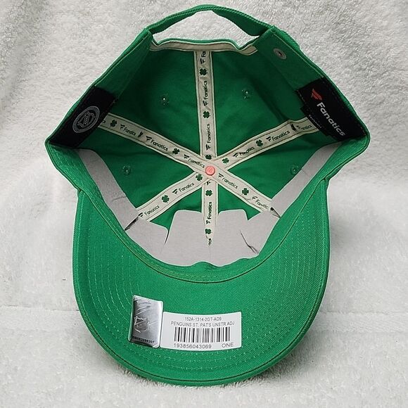 Fanatics Pittsburgh Penguins St Patrick's Green Sliderback Hat - New - Picture 6 of 9
